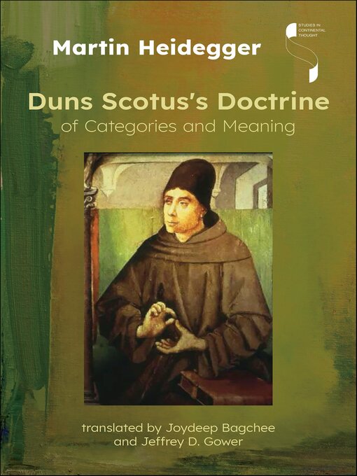 Title details for Duns Scotus's Doctrine of Categories and Meaning by Martin Heidegger - Wait list